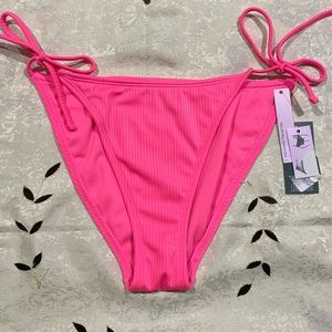 WILD FABLE HOT PINK NEON BIKINI SWIM SUIT BOTTOM